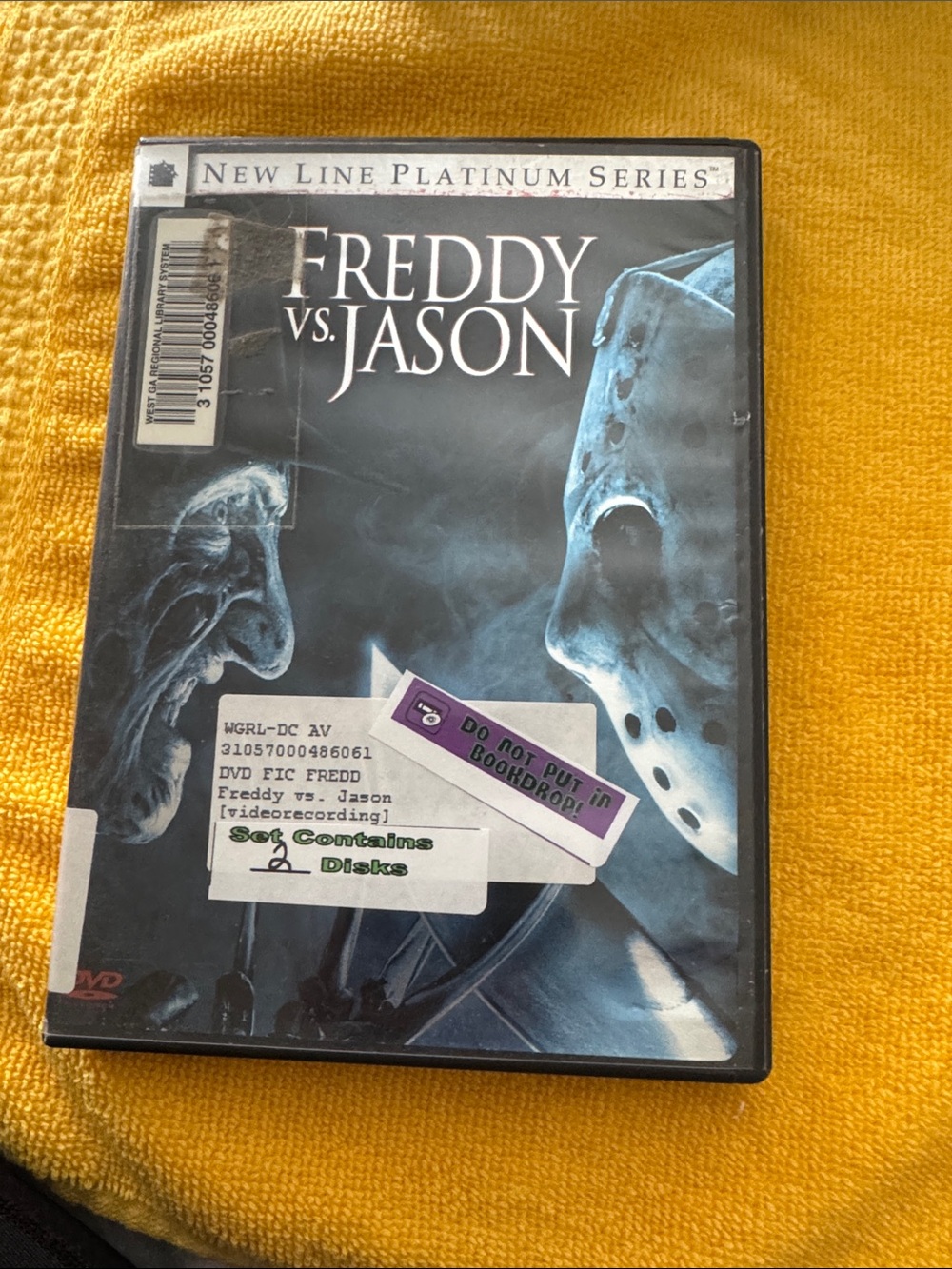 Freddy vs. Jason DVD - (Black / Blue)